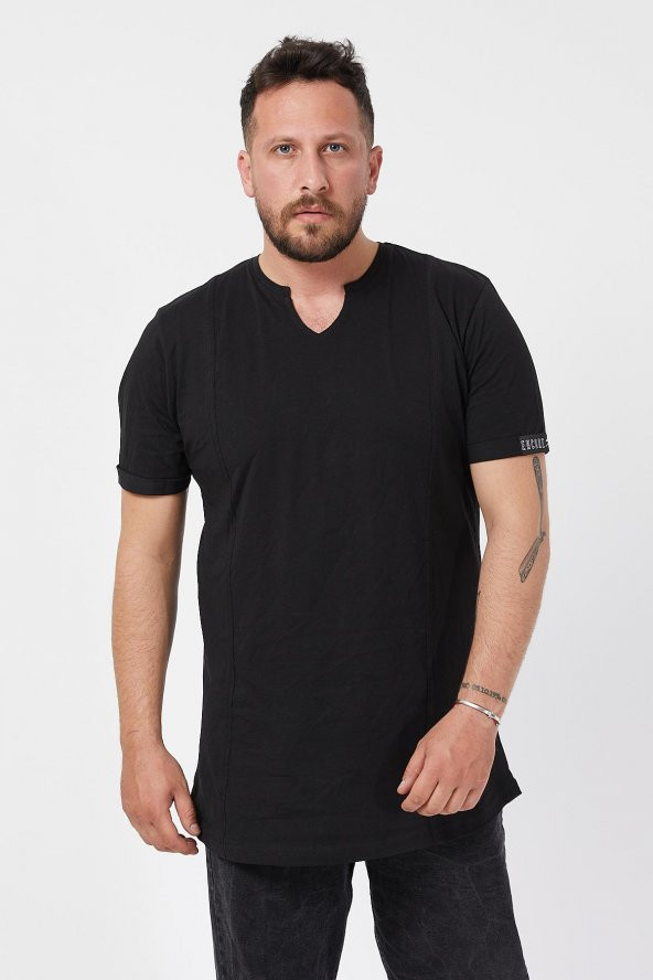 Trair Acik V Yaka Tshirt - Resim 9