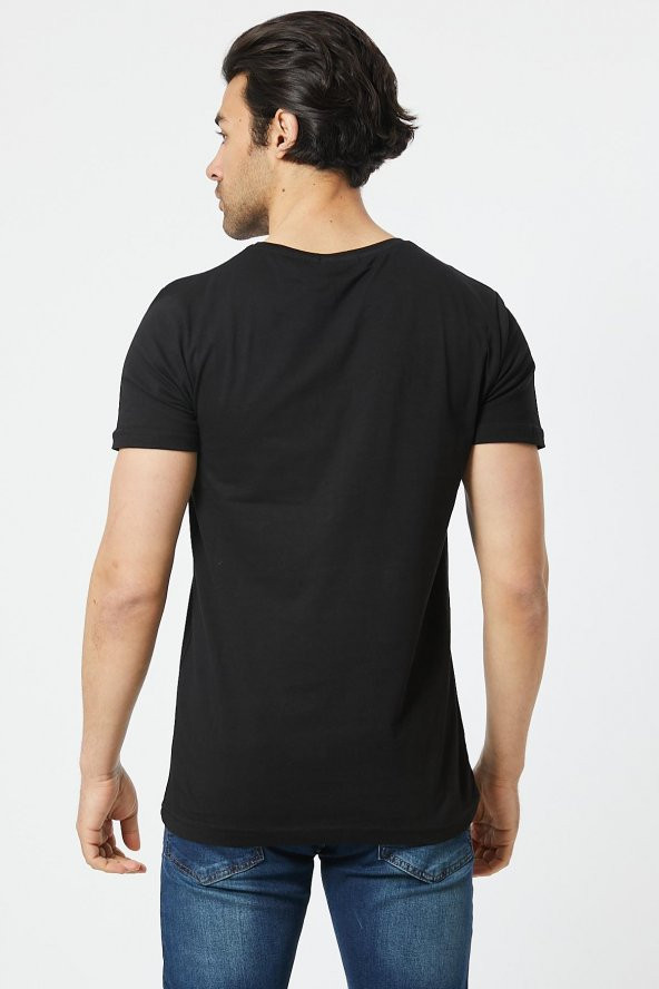 Trair Off White Tasli Baskılı T-Shirt - Resim 3
