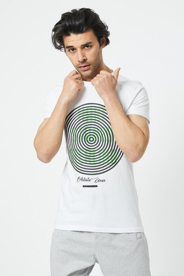 Trair Bısıklet Yaka Baskılı - Resim 3
