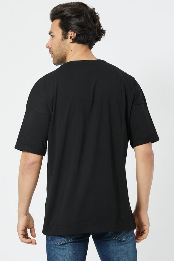Trair Oversize Never Ve Şimşek Nakışlı - Resim 8