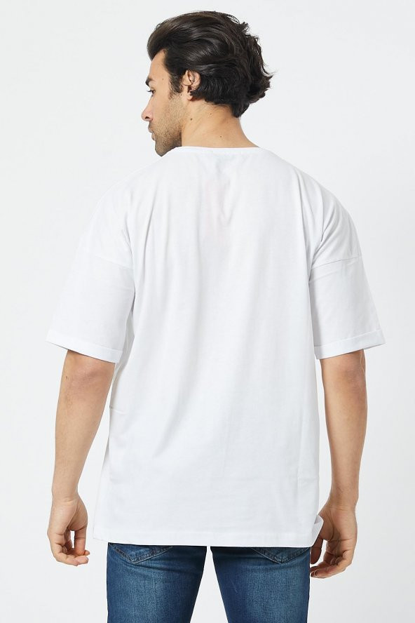 Trair Oversize Never Ve Şimşek Nakışlı - Resim 12