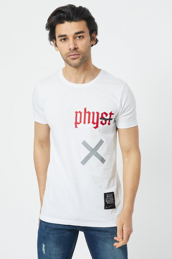 Trair Bısıklet Yaka Physt Baskılı - Resim 5