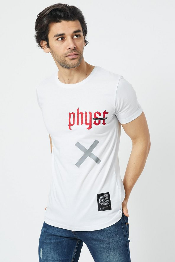 Trair Bısıklet Yaka Physt Baskılı - Resim 7