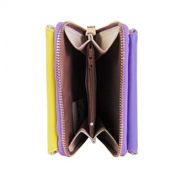 Ollbag Çok Renkli Çıtçıtlı Orta Boy Cüzdan - Resim 3