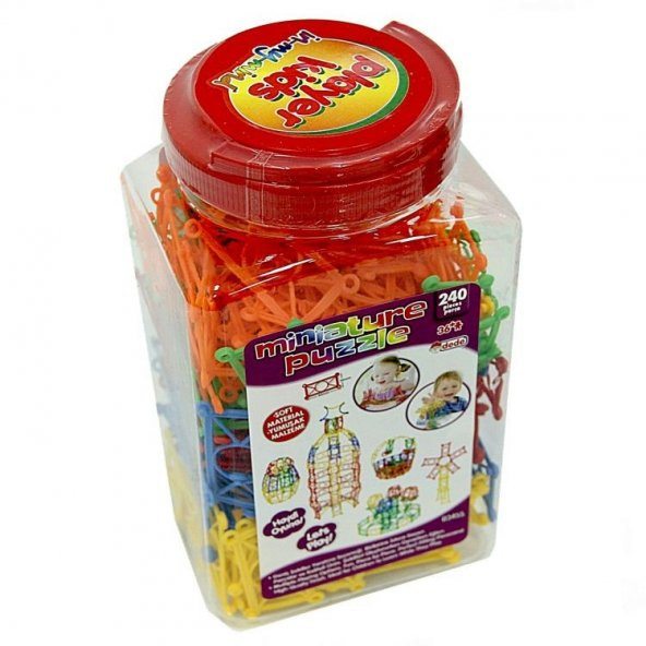 Dede Miniature Puzzle 240 Parça Kavanoz - Resim 2