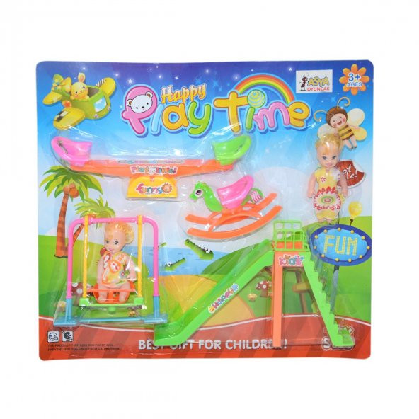 B8287-6677 Asya, Happy Play Time Oyun Parkı / Kartela / +3 yaş - Resim 2