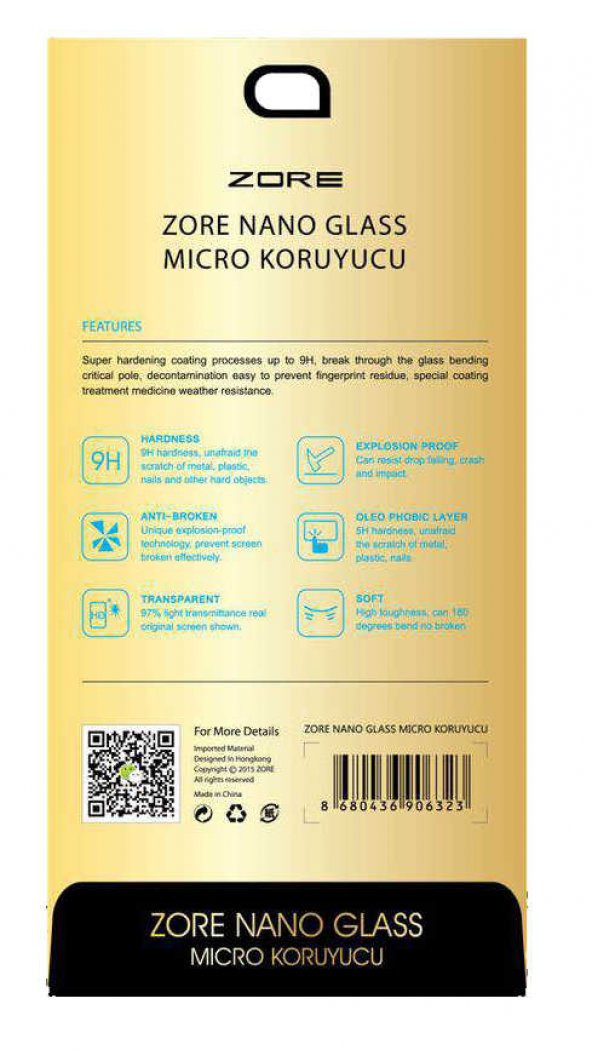 Apple iPhone 8 Plus Zore Nano Micro Temperli Ekran Koruyucu - Resim 2