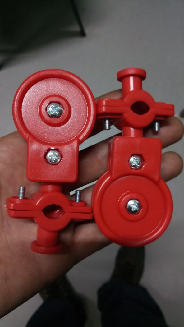10 ADET PLASTİK KABLO TAŞIMA MAKARASI ürün görseli 1