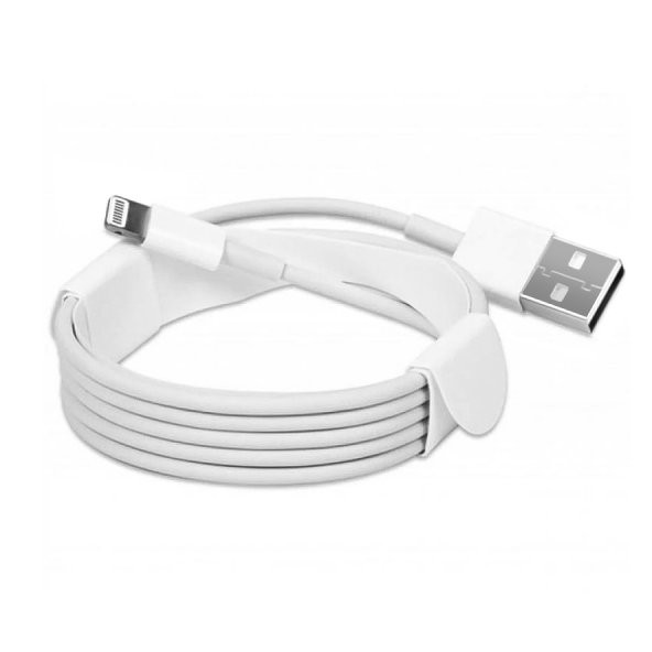 FitPlus Bianca FP-104 Lightning Data/Şarj Kablosu Beyaz 1mt - Beyaz - Resim 2