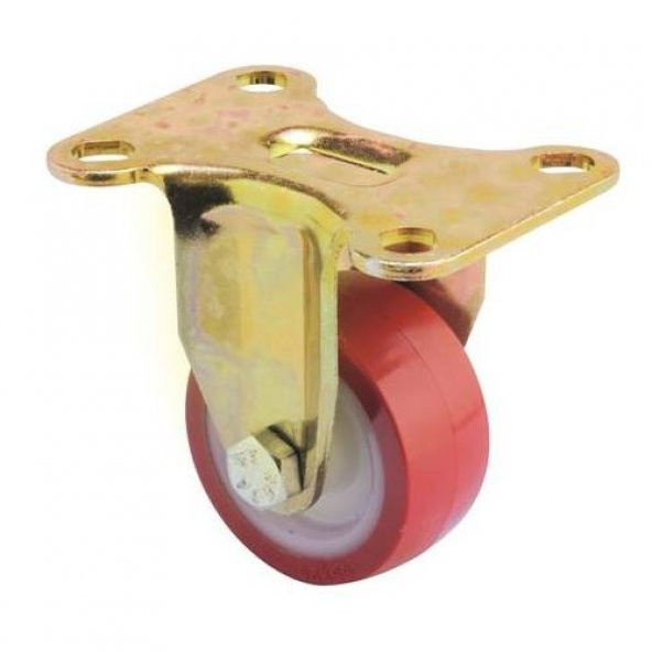 Sabit Tablalı Servis Tekeri Polyemid Döner Servis Tekeri 55 mm Uygur 1 Adet ürün görseli 1