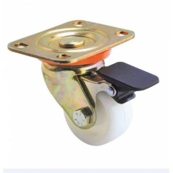 Frenli Döner Tablalı Servis Tekeri Polyemid Döner Servis Tekeri 55 mm Uygur 1 Adet ürün görseli 1
