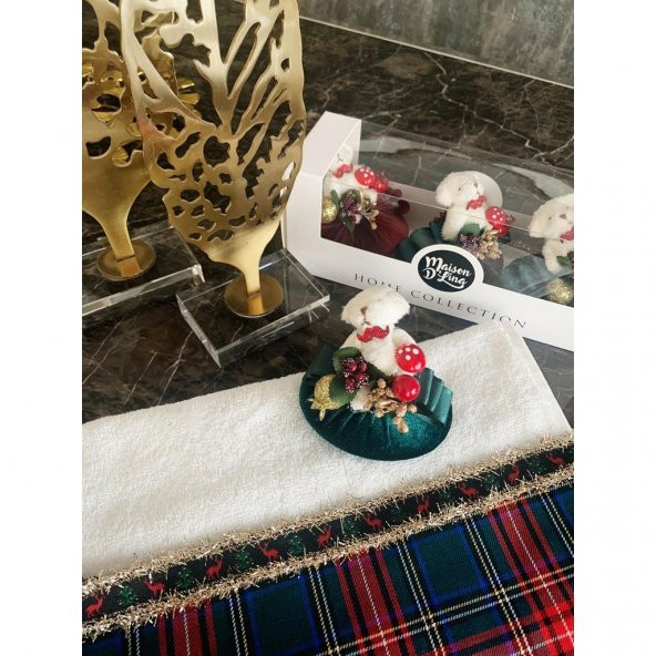 Maison DLina Yılbaşı Havlu Seti - Resim 2