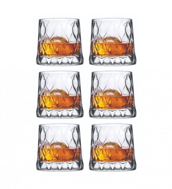 Paşabahçe Leafy Viski Bardağı 6lı 300 cc 420194 - Resim 2