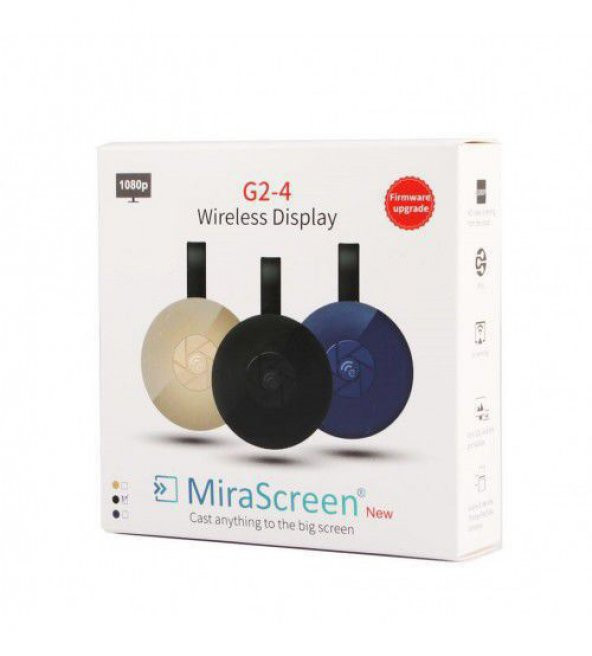 Mirascreen G2-4 Full Hd 1080p Hdmı Kablosuz Görüntü Ses Aktarıcı ürün görseli 1