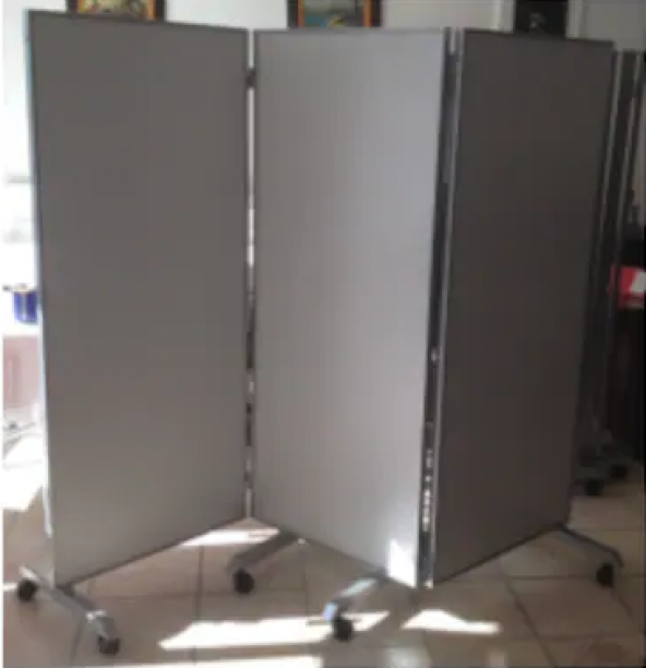 Paravan Metal Çerçeve İç Ahşap Panel - Resim 3