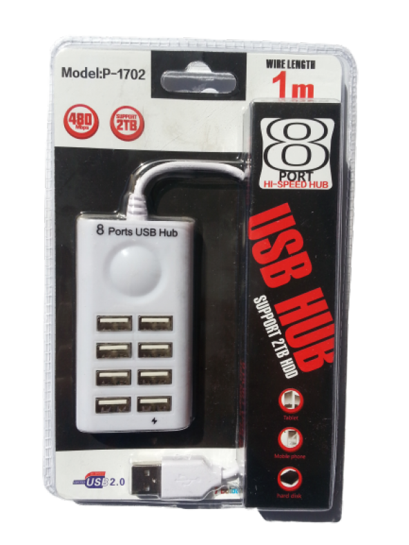 PLATOON PL-5698 8 PORT USB ÇOKLAYICI BEYAZ ürün görseli 1
