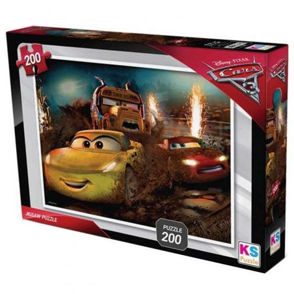 200 Parça Cars Yapboz - Resim 2