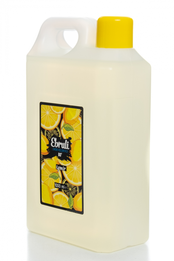Ebruli Limon Kolonyası 2 Adet 1000 ML 80 Derece - Resim 3