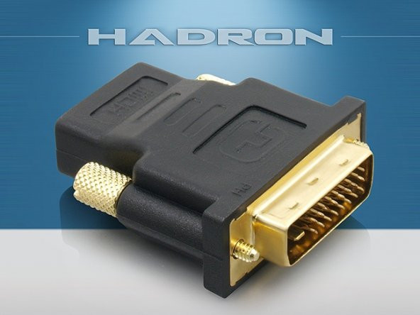 DVI TO HDMI ÇEVİRİCİ DÖNÜŞTÜRÜCÜ HD4001 DVI 24+1 ERKEK - HDMI DİŞİ ürün görseli 1