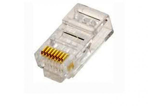LEBRON CAT6 KONNEKTÖR RJ-45 JAK CAT6 İNTERNET KABLOSU UCU 100 ADET ürün görseli 1