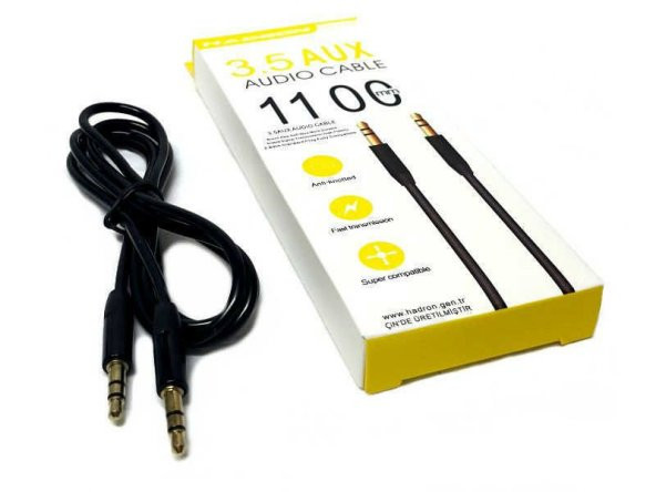 HADRON HD4308 3,5 MM STEREO AUX KABLO 110CM ürün görseli 1