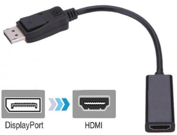 DISPLAY PORT TO HDMI ÇEVİRİCİ DÖNÜŞTÜRÜCÜ ADAPTÖR ürün görseli 1