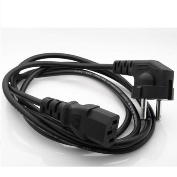LUX PC GÜÇ KABLOSU- KASA LUX POWER KABLO 1,5 METRE ürün görseli 1