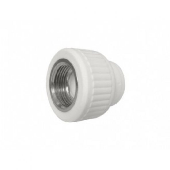 1/2x20mm İç Dişli Nipel Yuvarlak Pprc tesisat Rakor Adaptör ürün görseli 1