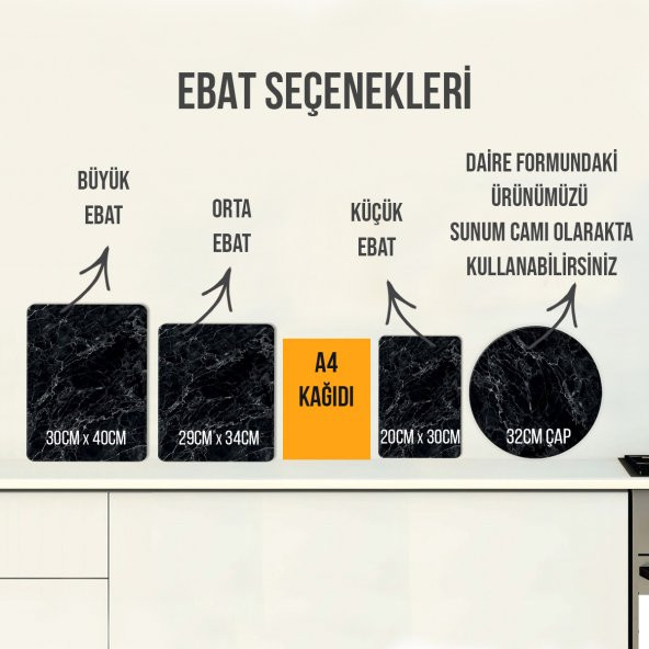 DECORITA Cam Kesme Tahtası- Cervus Deer ürün görseli 1
