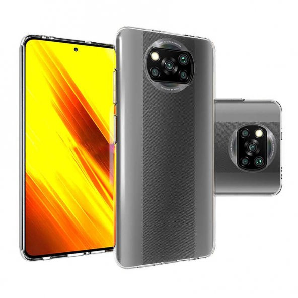 Xiaomi Poco X3 Kılıf Zore Süper Silikon - Resim 2