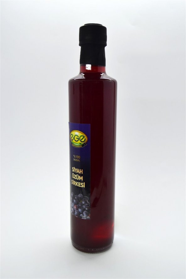 Egemutfağım - Doğal Siyah Üzüm Sirkesi - 500 ML - Resim 2
