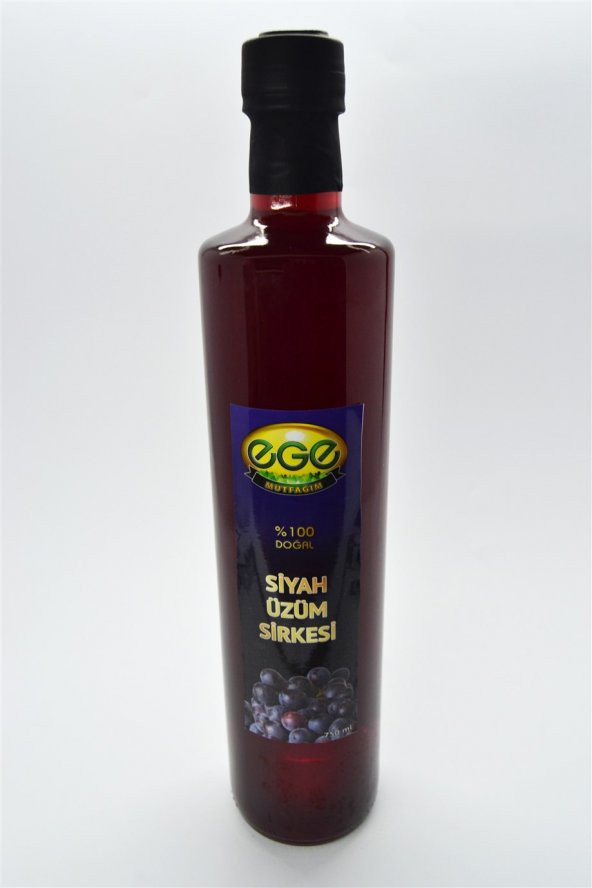 Egemutfağım - Doğal Siyah Üzüm Sirkesi - 750 ML - Resim 2