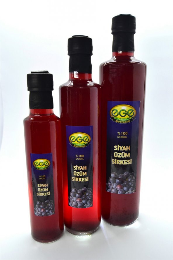 Egemutfağım - Doğal Siyah Üzüm Sirkesi - 500 ML - Resim 4