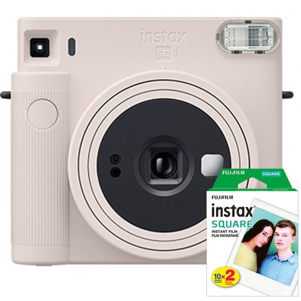 Fujifilm İnstax SQ1 Fotoğraf Makinesi + 20 Lİ FİLM (BEYAZ) ürün görseli 1