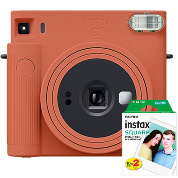 Fujifilm İnstax SQ1 Fotoğraf Makinesi + 20 Lİ FİLM (TURUNCU) ürün görseli 1