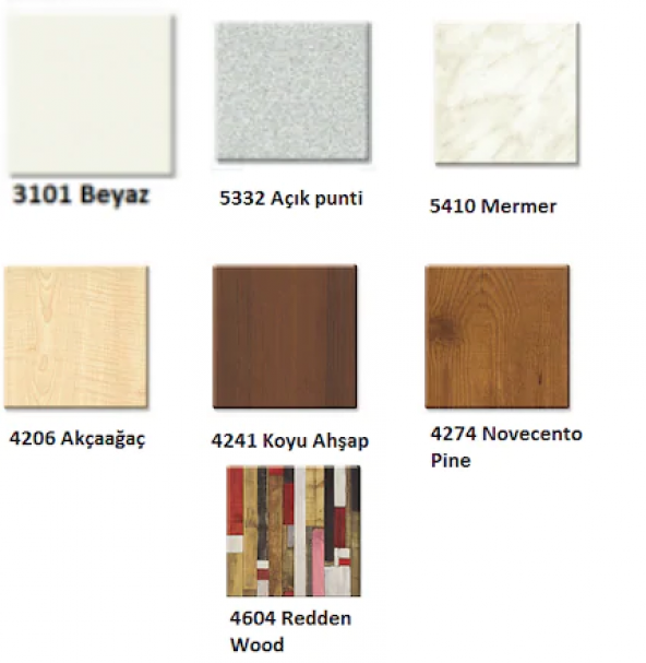 Werzalit Masa Tablası 70x120 - Resim 2