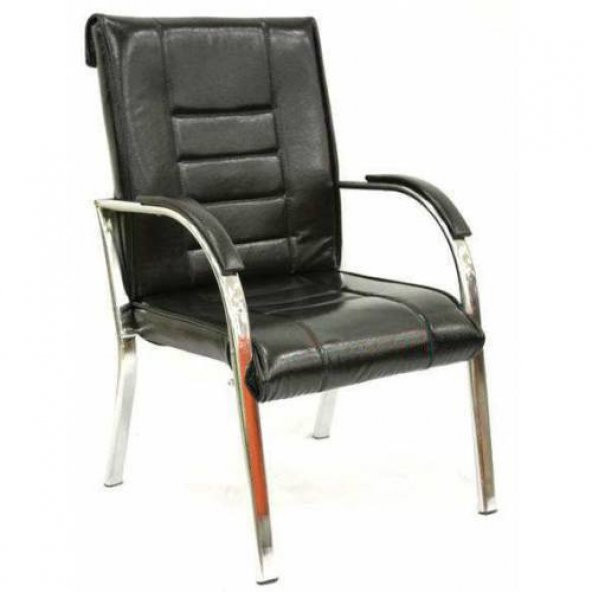 İlayda Krom Misafir Koltuğu Tekli Koltuk Bekleme Koltuğu İnternet Cafe Koltuğu ürün görseli 1
