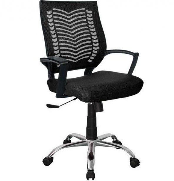 Yumi Krom Çalışma Koltuğu Bilgisayar Koltuğu Fileli Koltuk Çalışma Sandalyes Ofis Koltuğu Büro Koltuğu ürün görseli 1