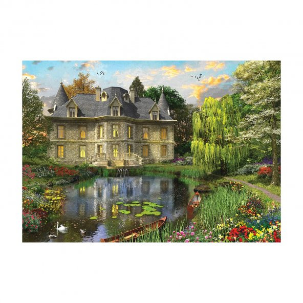 Ks Puzzle 1000 Parça MANSİON LAKE - Resim 2