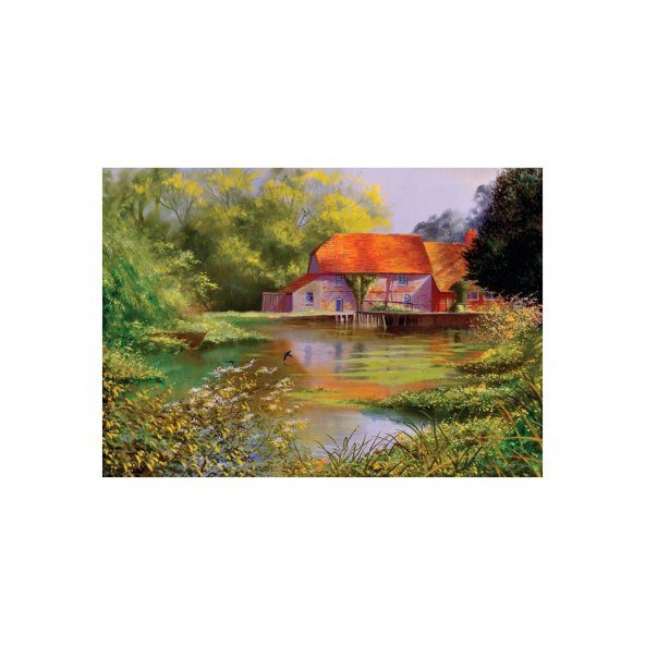 Ks Puzzle 1000 Parça HAMPSHİRE MİLLPOOL - Resim 2