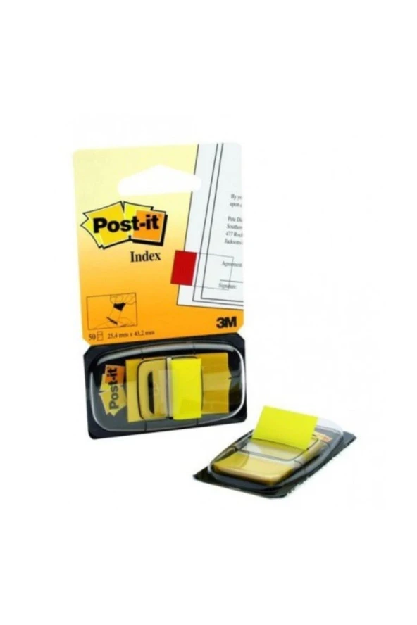 Post-it 680-1 Index- Işaret Bandı, 50 Yaprak - Sarı ürün görseli 1