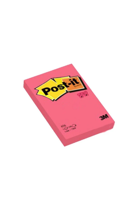 Post-it Yapışkanlı Not Kağıdı 100 Yaprak 51x76 MM Melon Pembe ürün görseli 1