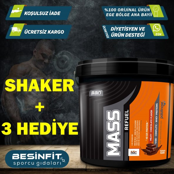 SSN MASS REFUEL ® 5000 GR ÇİKOLATA AROMALI - Resim 4