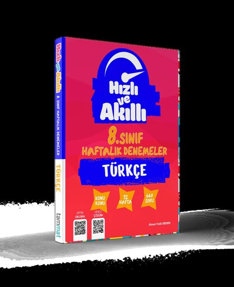 8. Sınıf Türkçe Haftalık Denemeler Tammat Yayıncılık ürün görseli 1