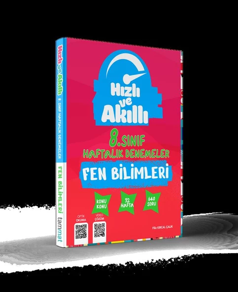 8. Sınıf Fen Bilimleri Hızlı ve Akıllı Haftalık Denemeler Tammat Yayıncılık ürün görseli 1