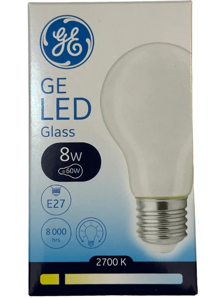 General Electric 8W 2700K (Sarı Işık) E27 Duylu Led Cam Ampul ürün görseli 1