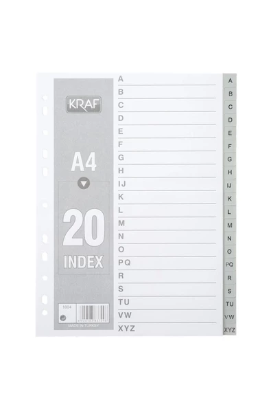 KRAF Separatör 1004 A-z Harfli ürün görseli 1