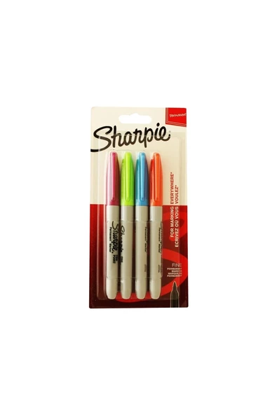 Sharpie Canlı Renkler 4lü Set ürün görseli 1