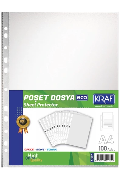 Omnixer 1007 Eco 100'lü Poşet Dosya ürün görseli 1
