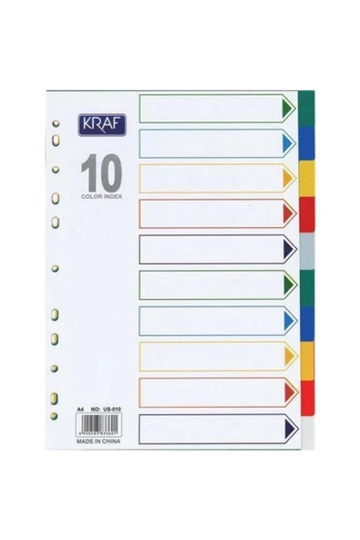 KRAF Separatör 1010r 10 Renk ürün görseli 1